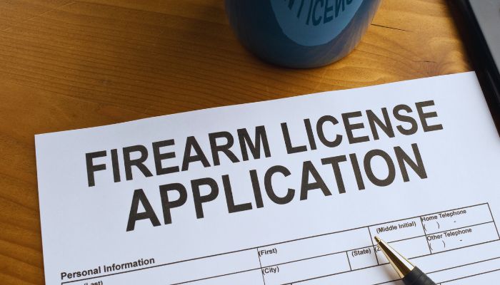 Firearm license application 